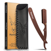 Markhor Premium Straight Razor – Matte Brown Edition