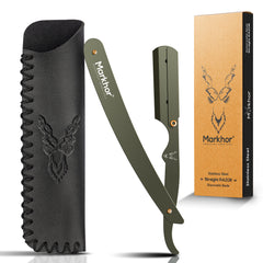 Markhor Premium Straight Razor – Camo Edition