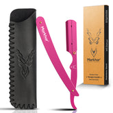 Markhor Premium Straight Razor – Matte Pink Edition
